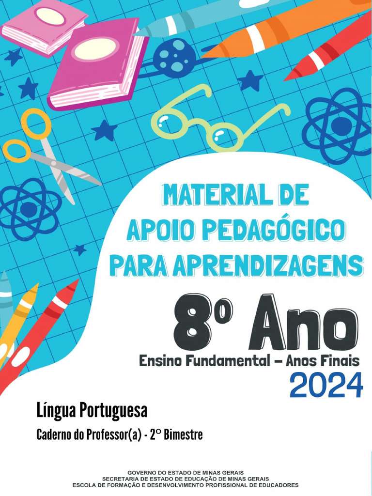 8 Ano - Lingua Portuguesa - Professor | PDF
