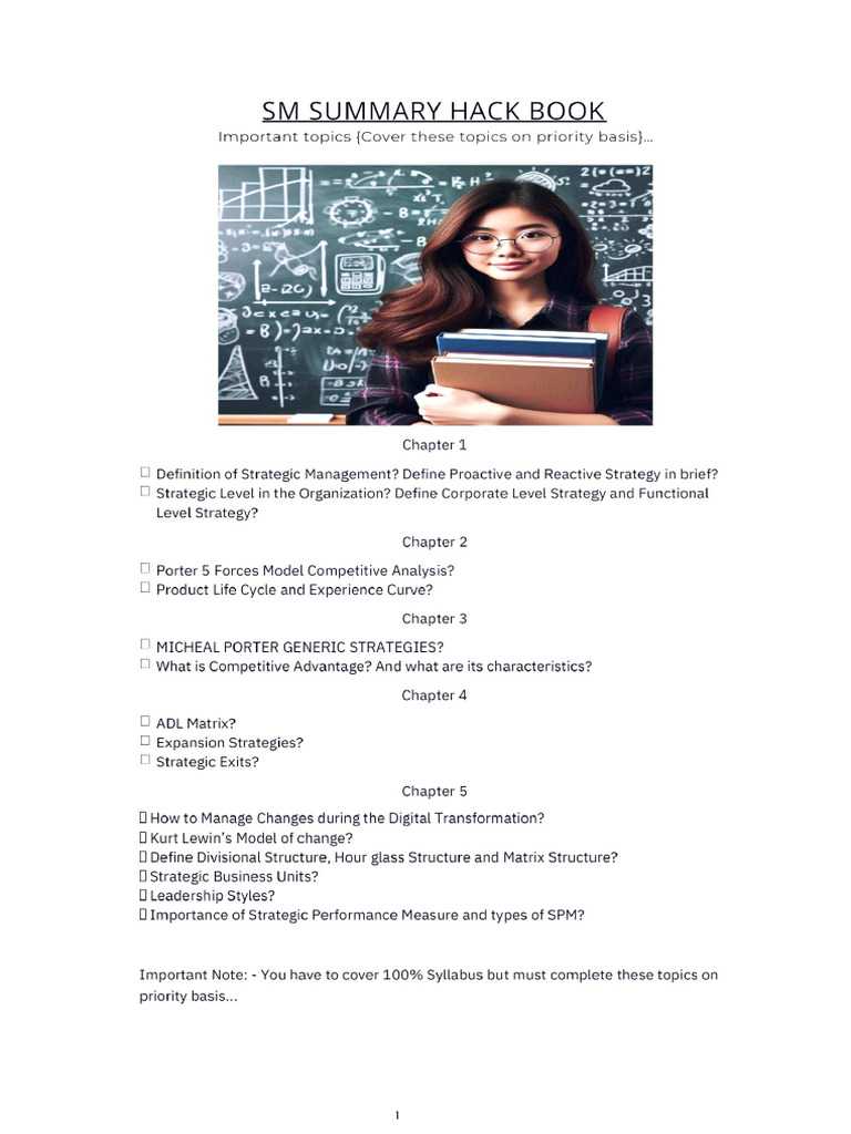 SM Important Topic | PDF