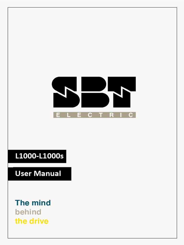 SBT L1000 English Manual 7SEG Ver3.1 Edited 1 1 | PDF