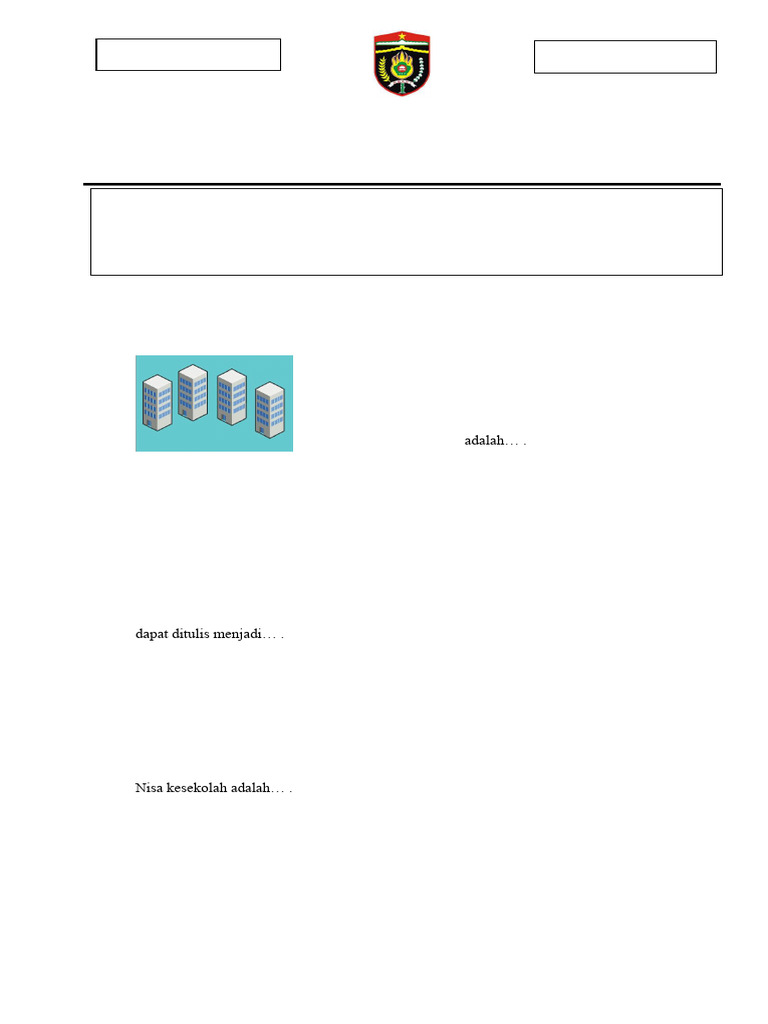 Soal Sumatif Matematika Kelas 4 Semester 1 Pdf