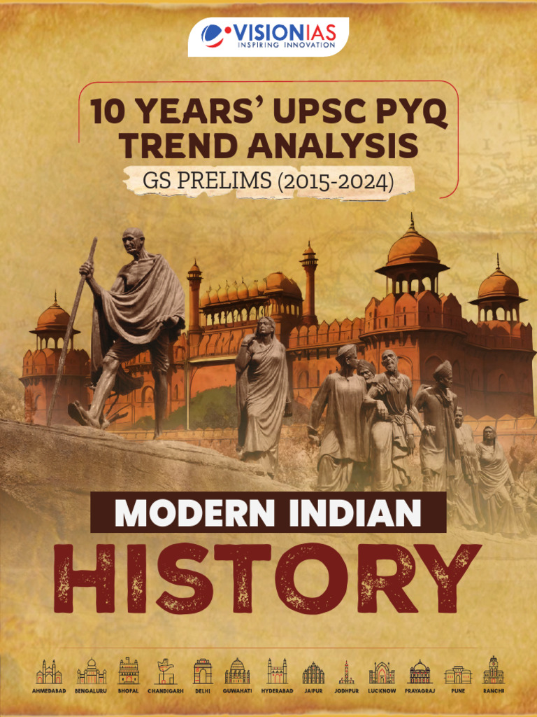 Visionias research and analysis december 2024 modern indian history 10