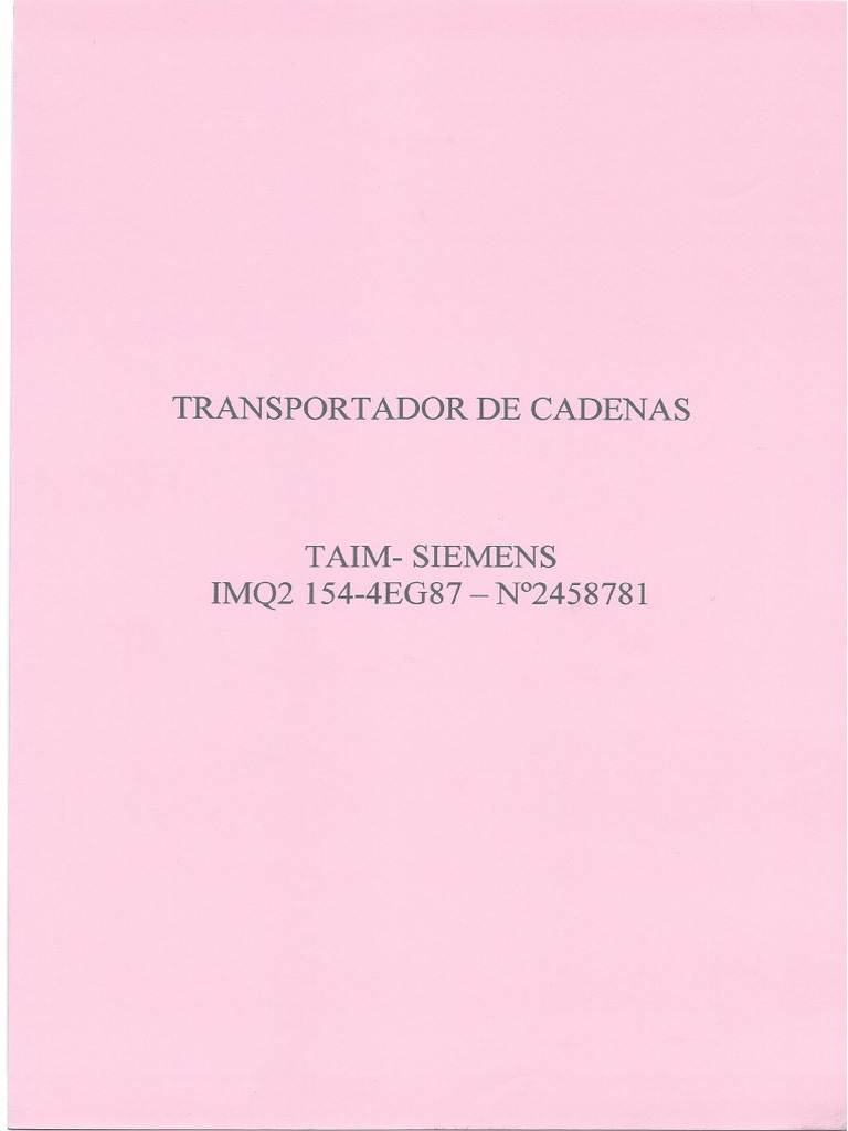 Taim 781 | PDF