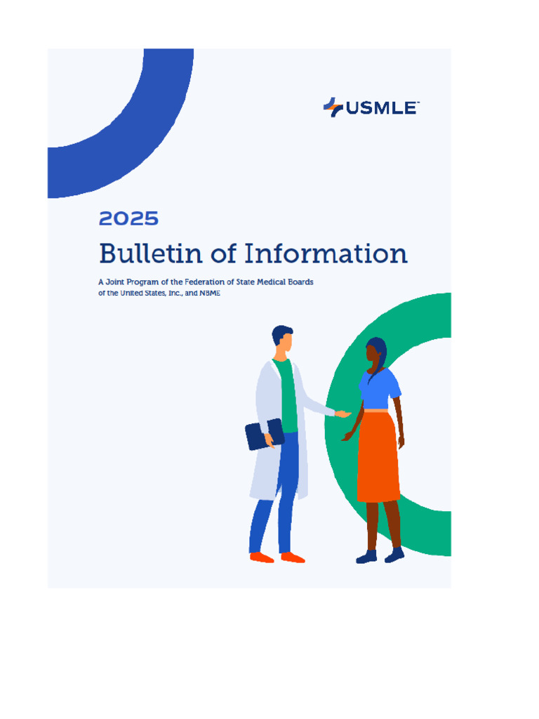 Bulletin USMLE | PDF