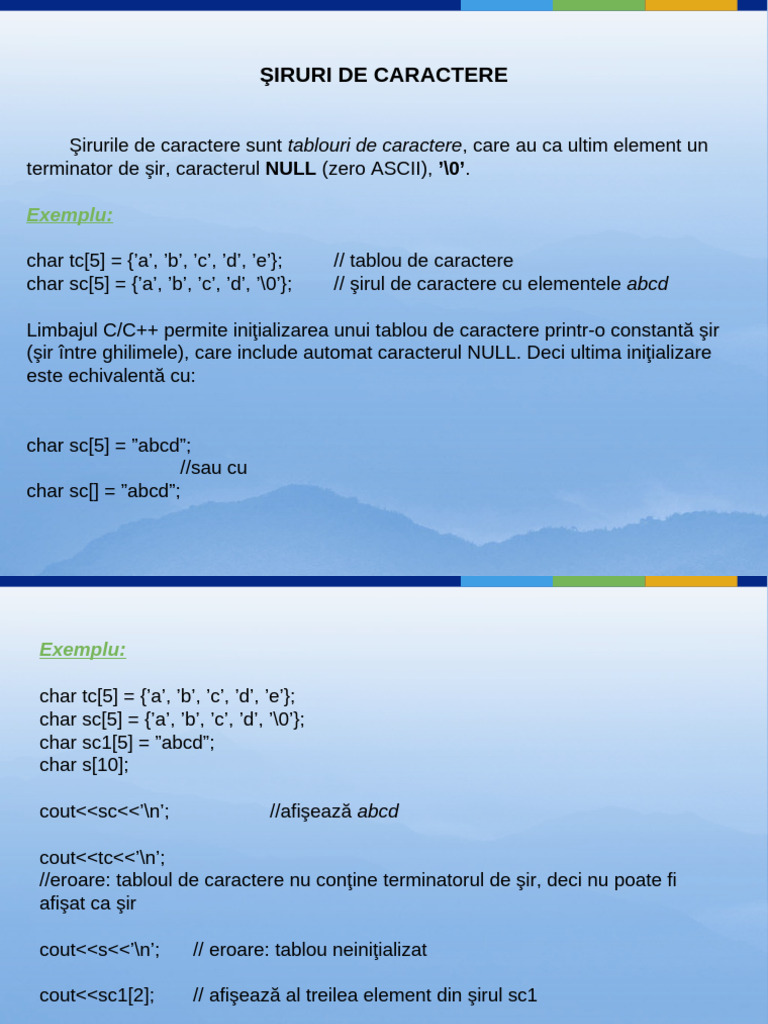 Siruri de Caractere | PDF