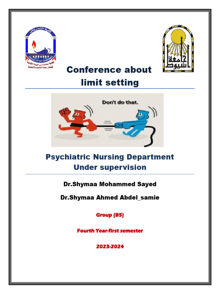 Conference About Limit Setting | PDF