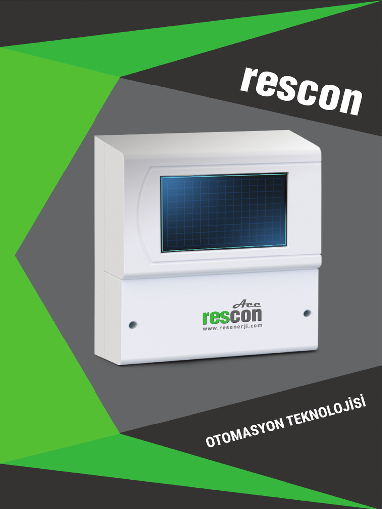 Rescon Otomasyon Paneli Urun Katalogu | PDF