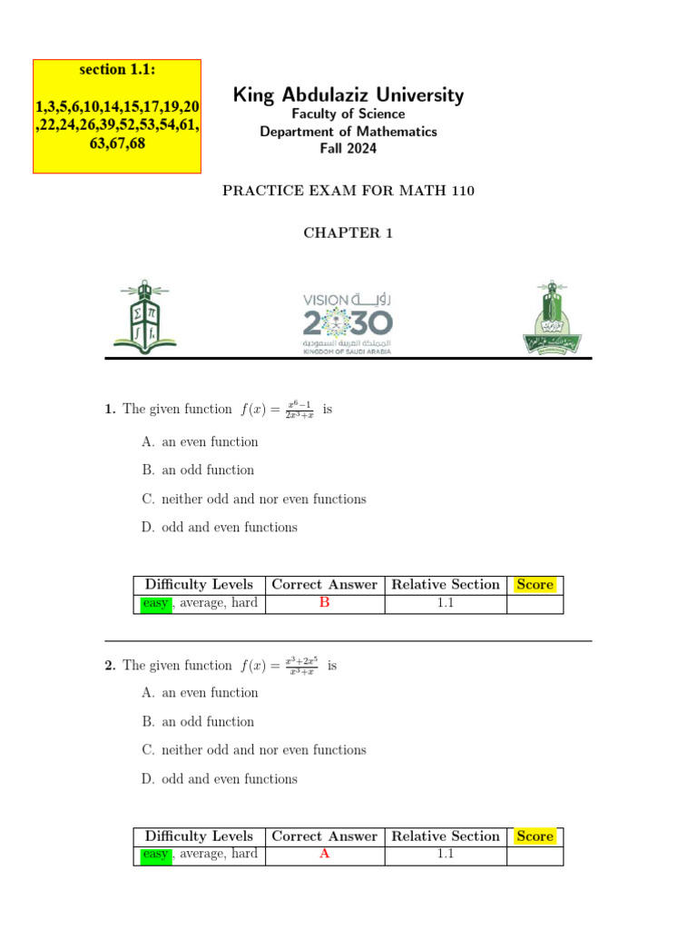 Dr. Hashim Math112 Chapter#1 | PDF