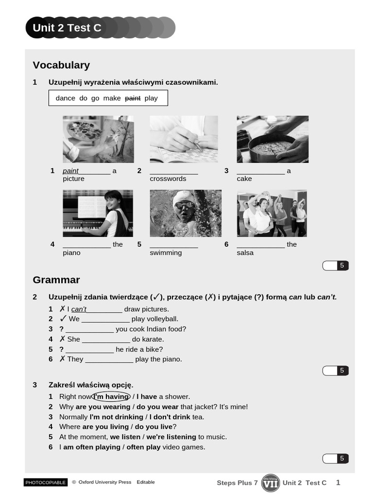 Steps Plus Vii U2 C Test Pdf