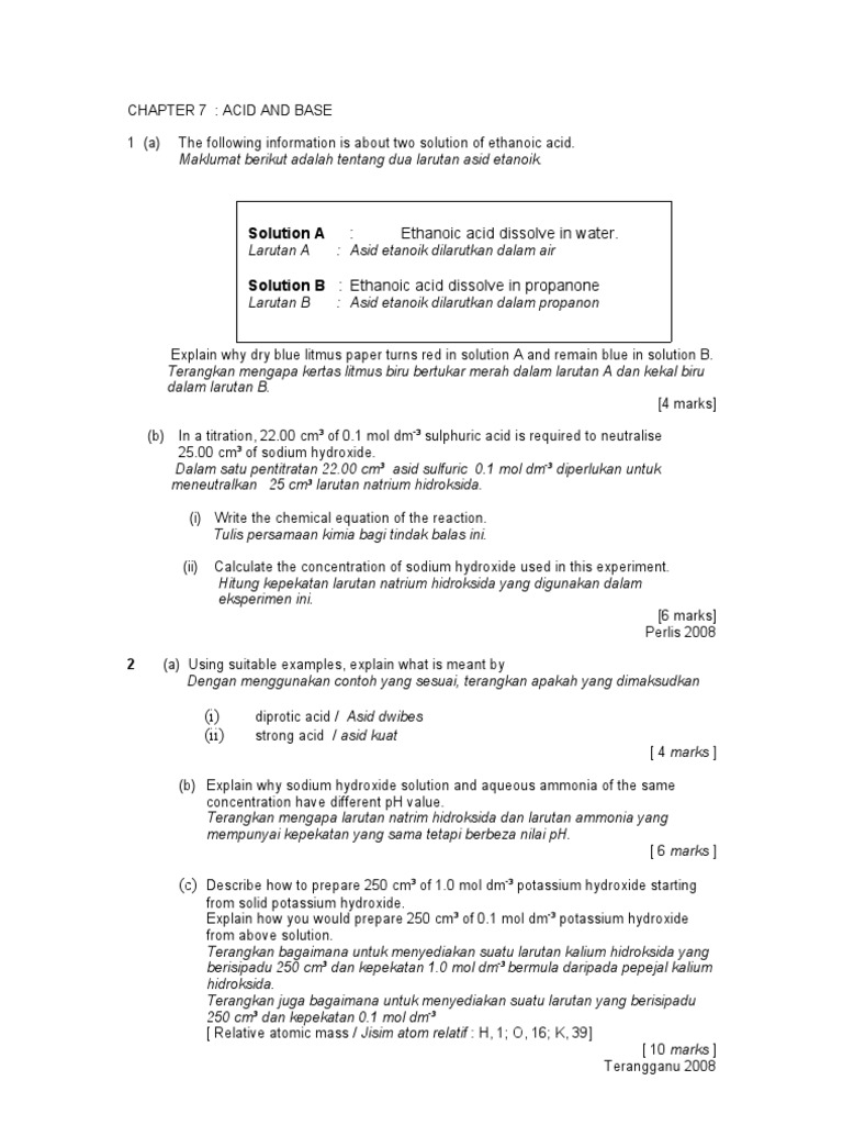 Acids And Base Pdf Acid Properties Of Water