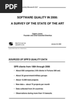 Capers Jones Software Quality in 2008