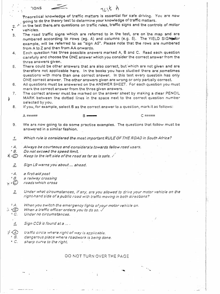 Test A | PDF
