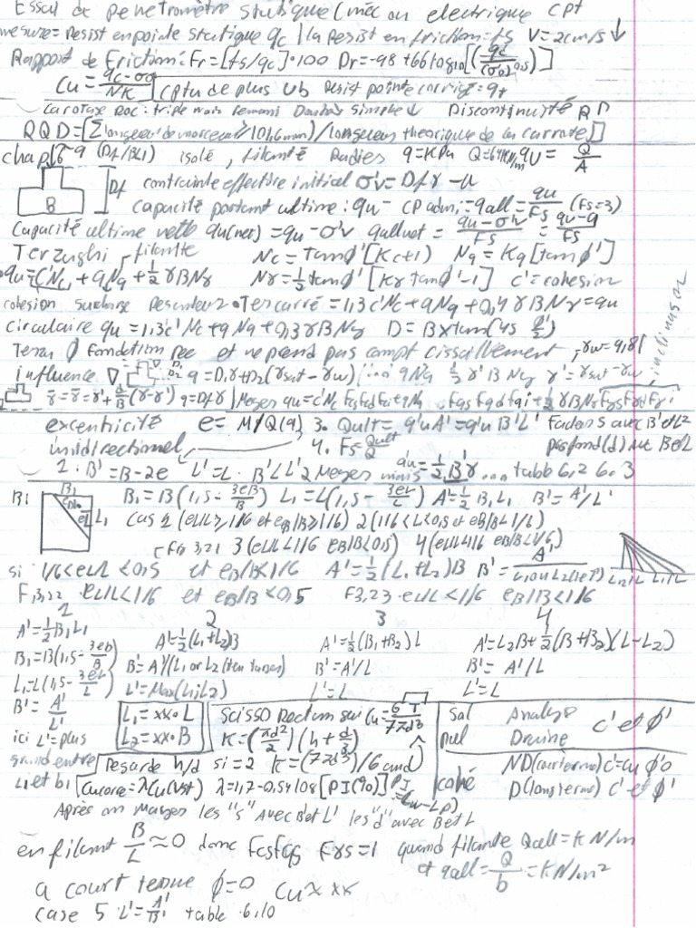1er Feuille de Note FOndation | PDF