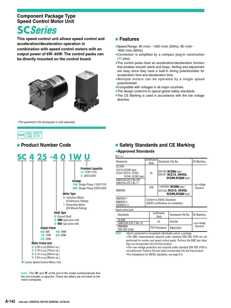 Series: SC 4 25 - 4 0 1W U | PDF