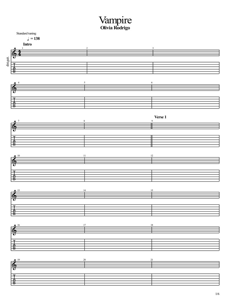 Vampire Guitare Clem 2 | PDF