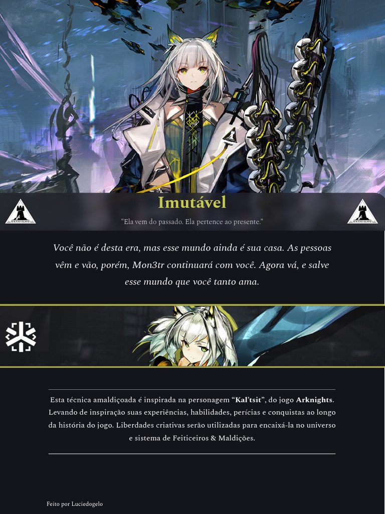 Imutável - (Kal'tsit-Arknights) - 240823 - 222552 | PDF