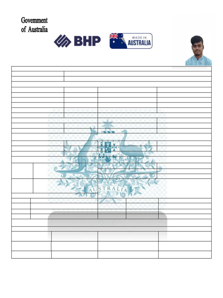 Helal Australia Apply Form | PDF