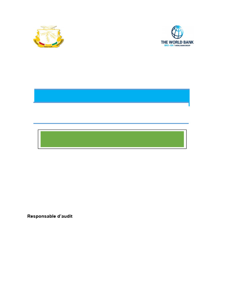 Rapport Definiti Audit DRF T2et T3 2023 PRSC | PDF