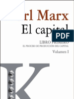 Karl Marx - El Capital - Vol. I