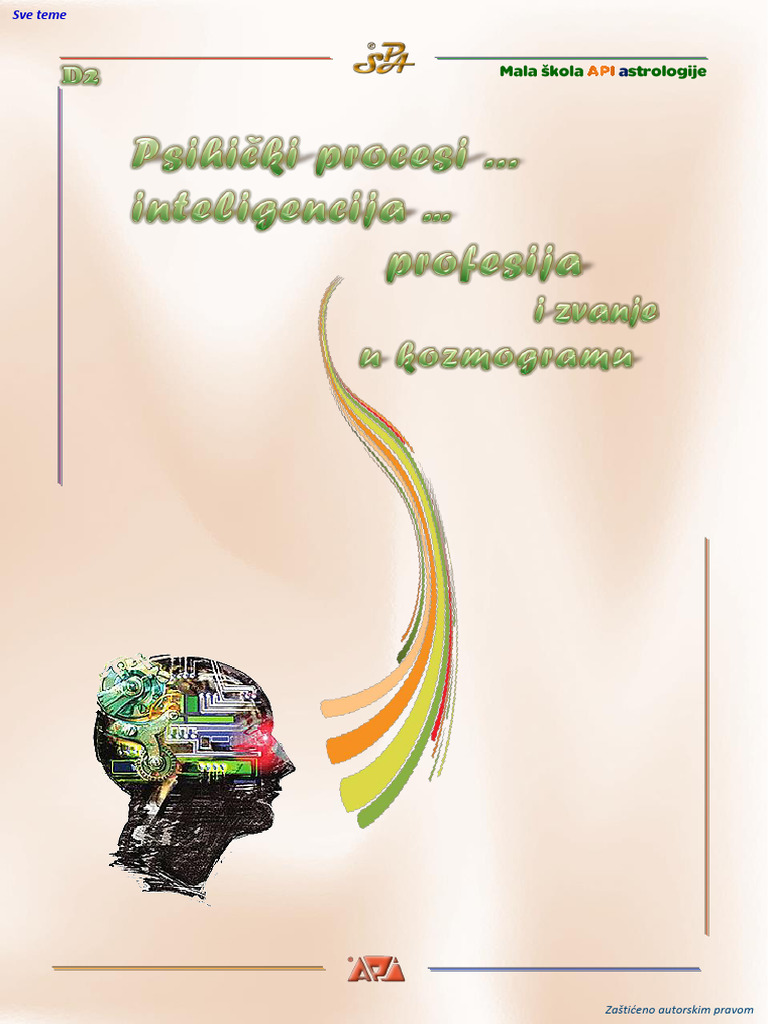 Psihički Procesi ... Inteligencija ... Profesija I Zvanje U Kozmogramu ...