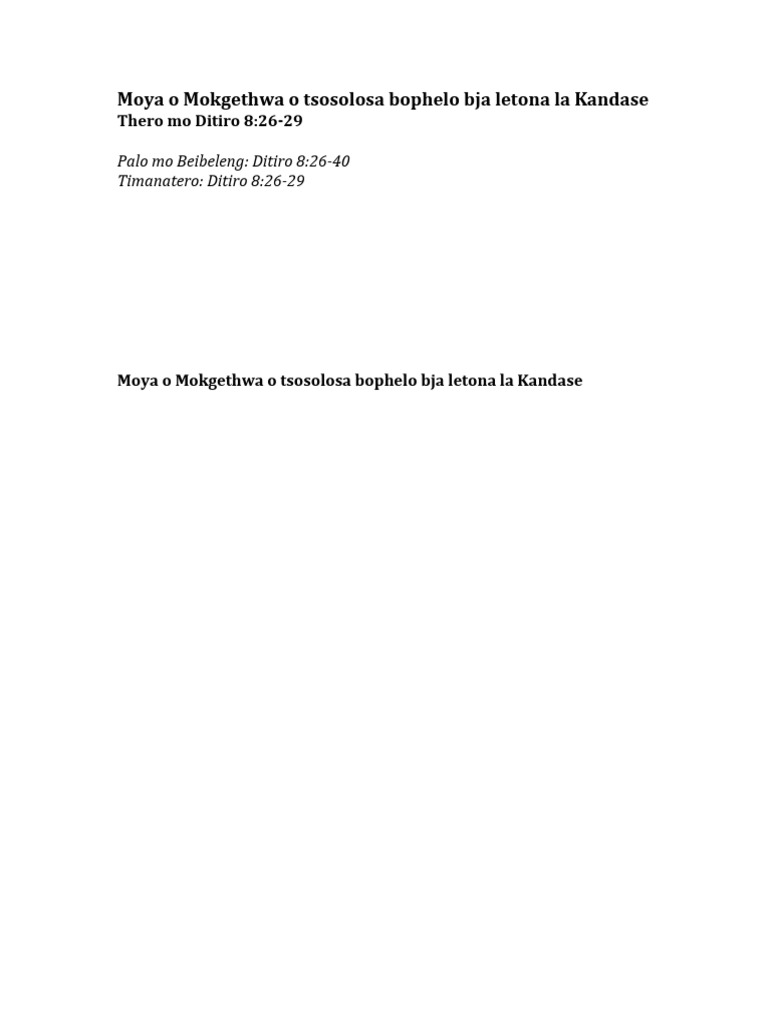 Acts 8 26 29 Thero Pdf