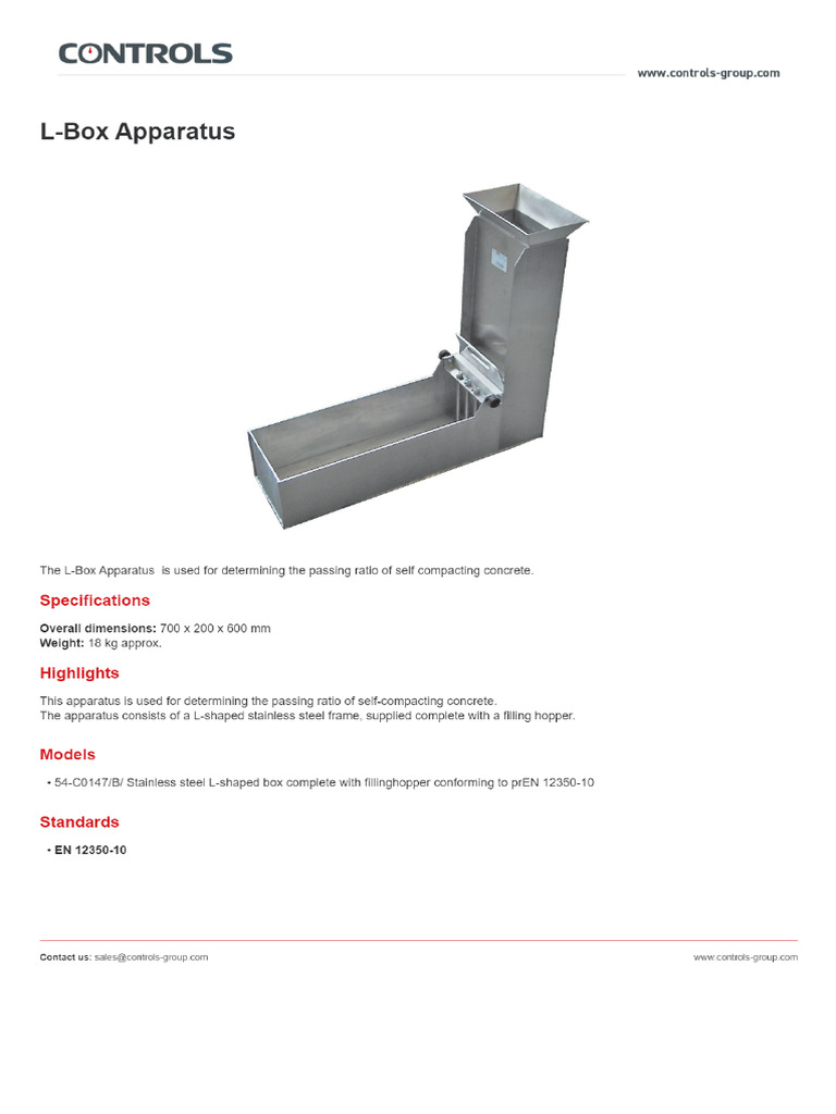 L Box Apparatus | PDF