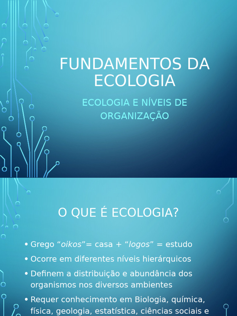 Fundamentos Da Ecologia | PDF