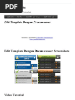 Edit Template Dengan Dream Weaver Template