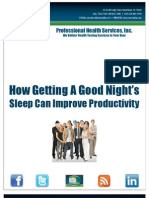How Getting Sleep Improves Productivity
