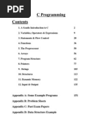 C Programming Lecture Notes 2008-09