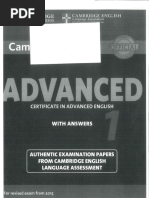 CAE 1 Book | PDF