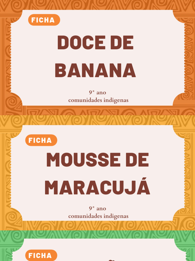 Ficha de Caixa Festa Junina Simples Colorido | PDF
