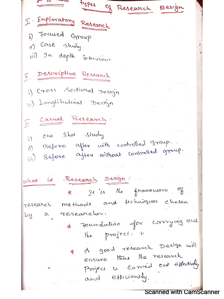 Types of Research Design | PDF