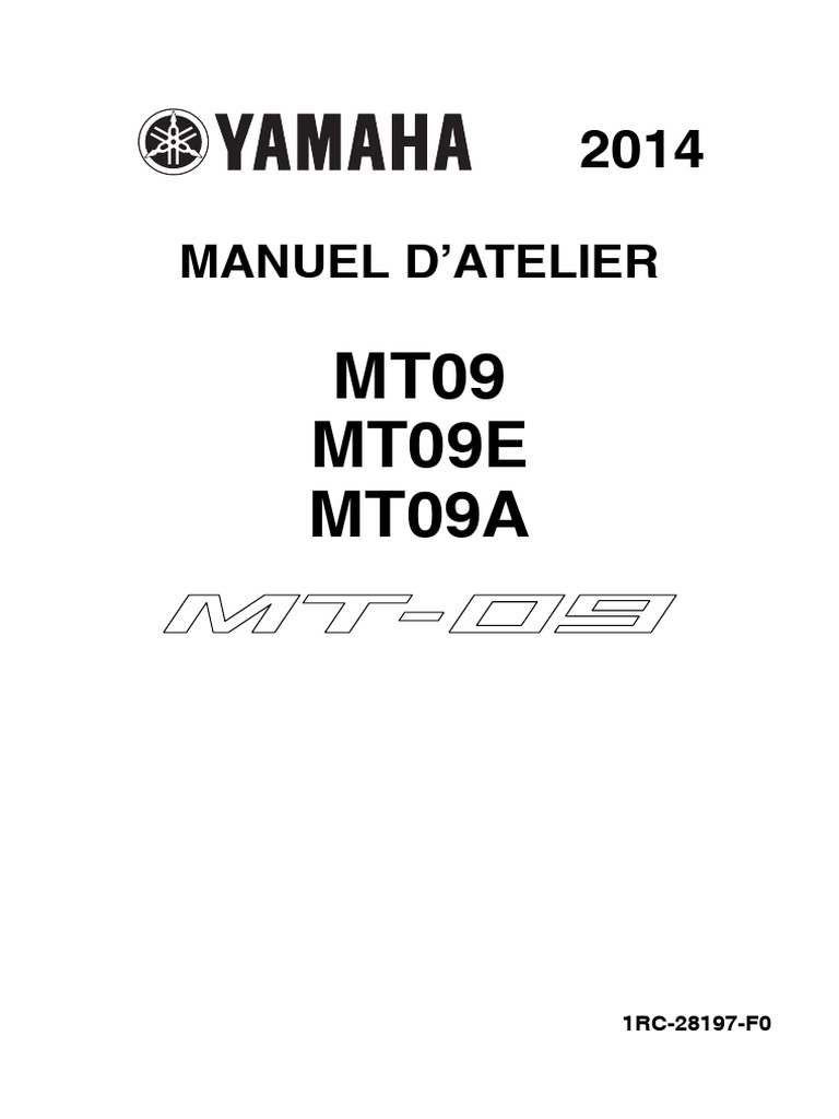 RT Yamaha MT09 2013-2016 | PDF