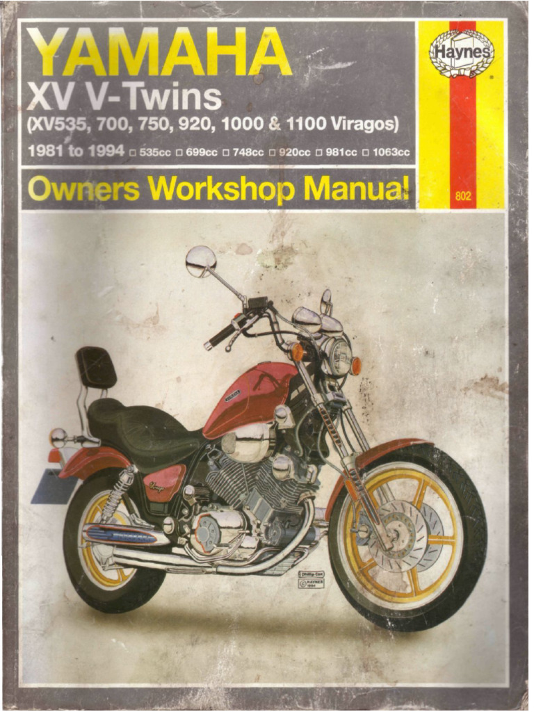 Fiche Technique Yamaha Virago 1100