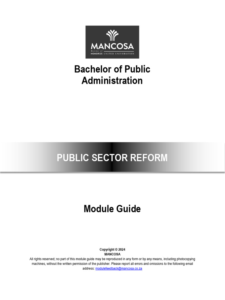 BPA - Public Sector Reform | PDF