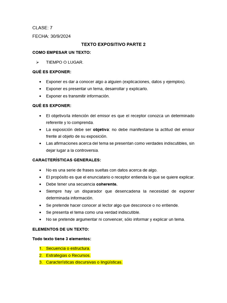 Estructura y Estrategias Expositivas | PDF | Proposición | Narración