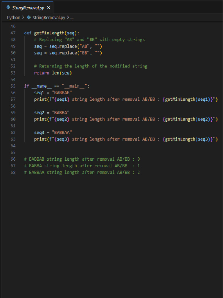 String Removal | PDF