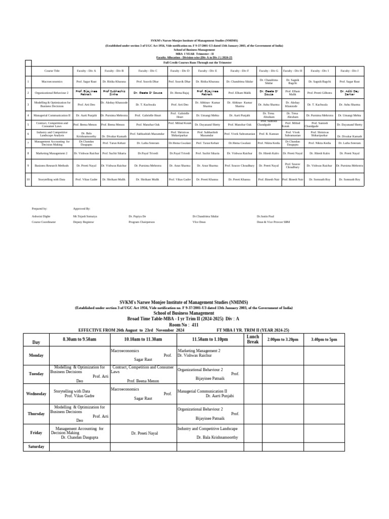 Broad Street Line Express Timetable