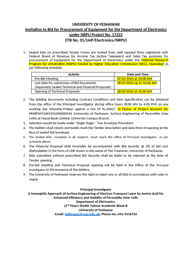 Nrpu 177222 | PDF