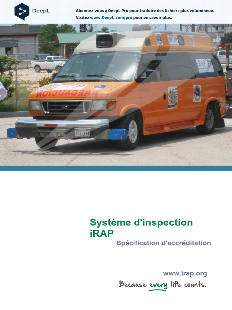iRAP - Inspection - System - Accred - Specification FR | PDF