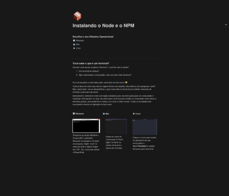 01 Intalando Node NPM | PDF