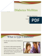 Project Unit 8 Type I Diabetes Power PointR