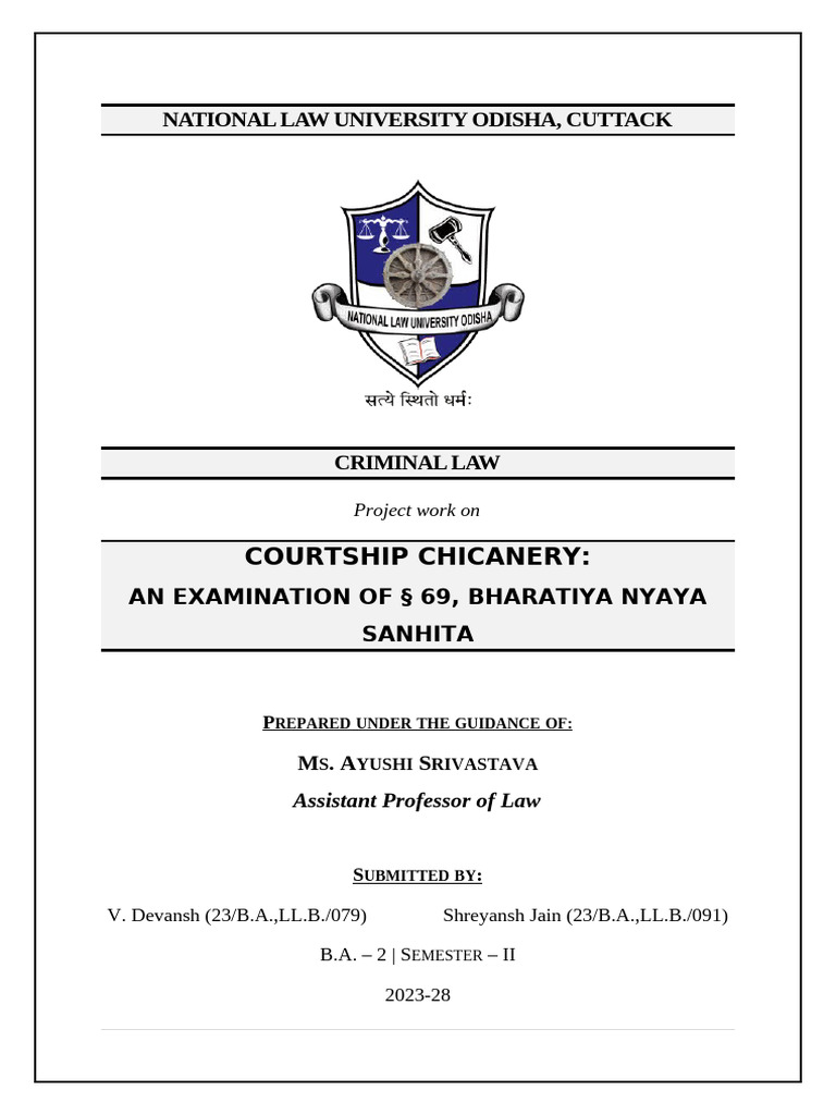 Project - Section 69 | PDF