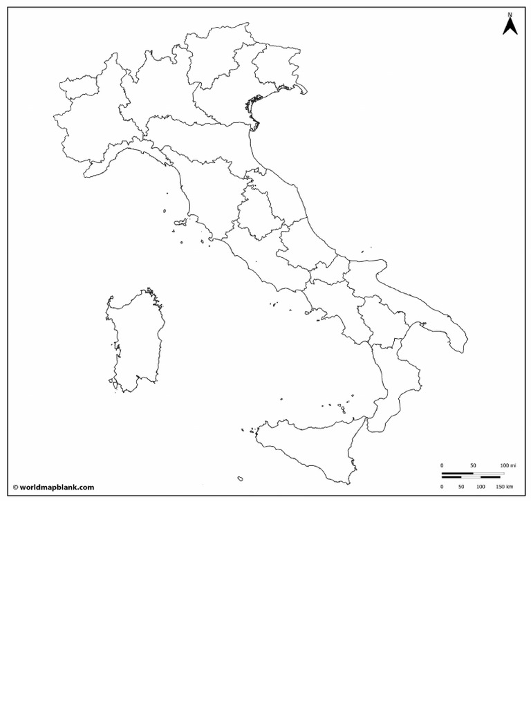 Blank-Map-of-Italy-with-Regions | PDF