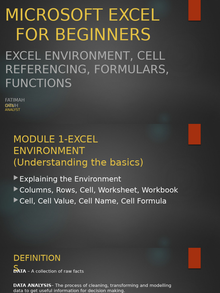 Free Excel Course 20240325083402 | PDF