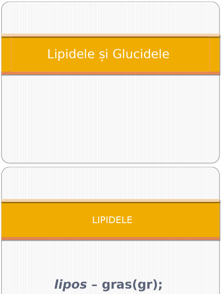 Lipide, Glucide | PDF