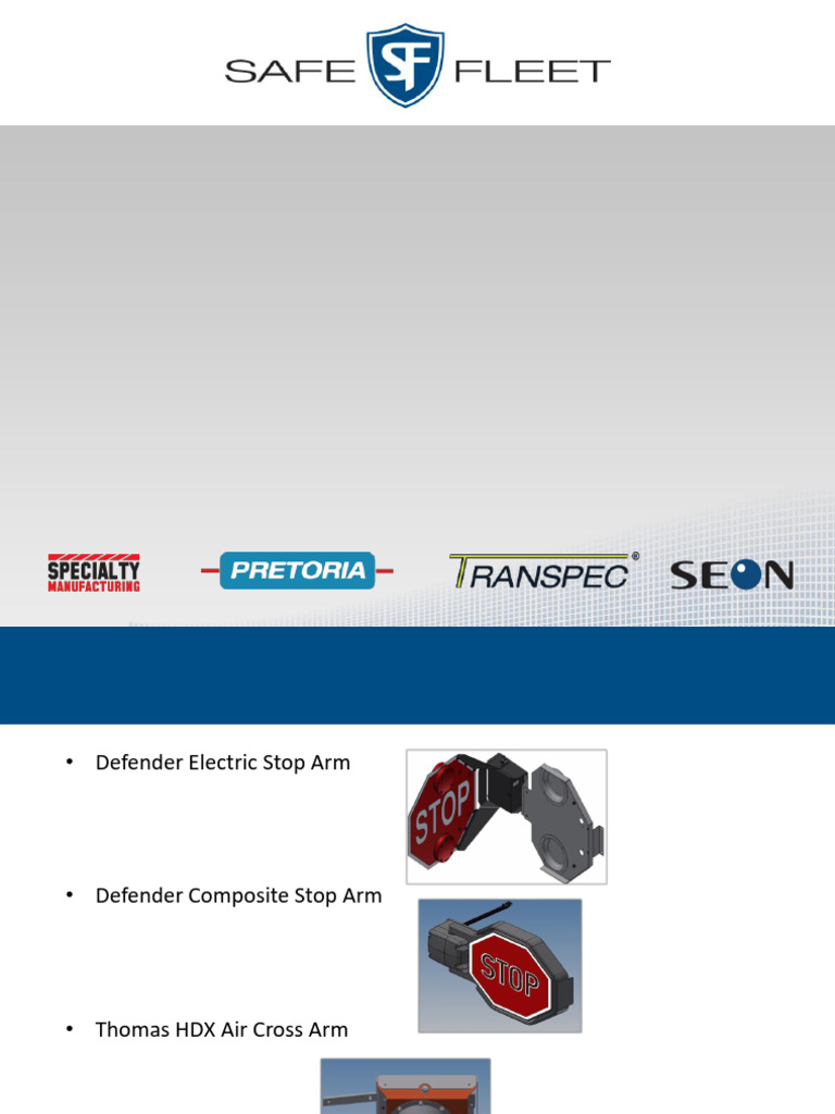 Defender Electric Stop Arm Updates | PDF | Electric Motor | Bus