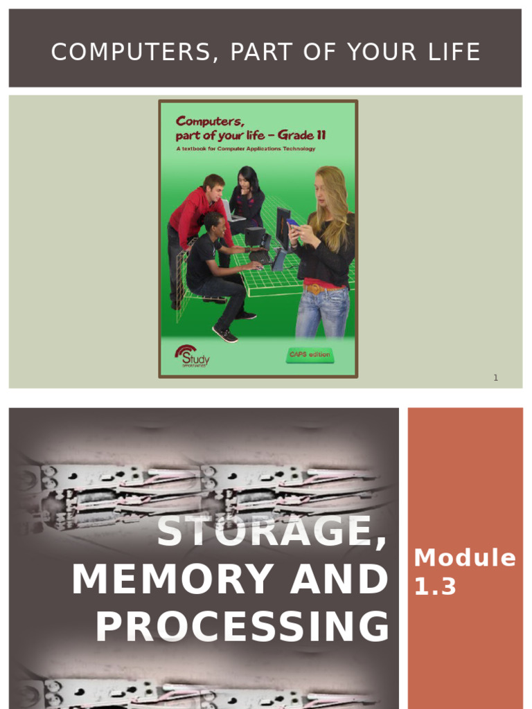 1 - 3 Storage, Memory and Processing | PDF