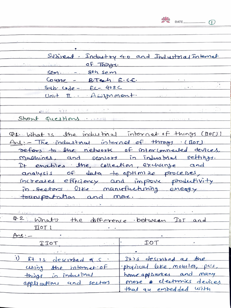 IIOT Unit 2 | PDF