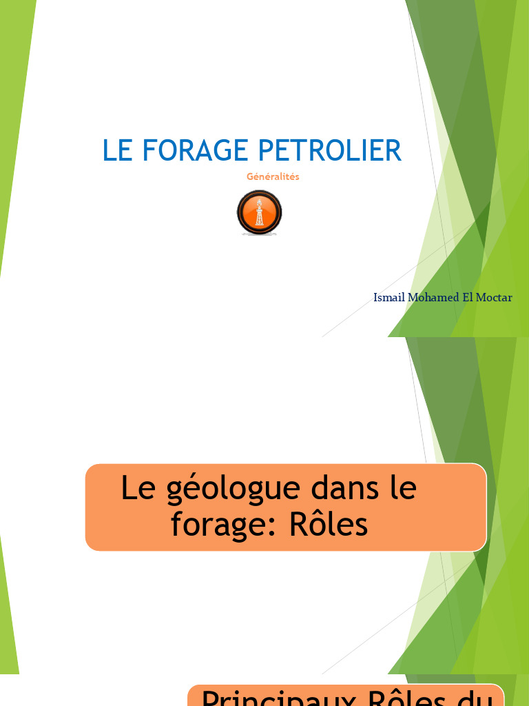 Le Géologue Dans Le Forage | PDF